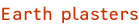 Earth plasters